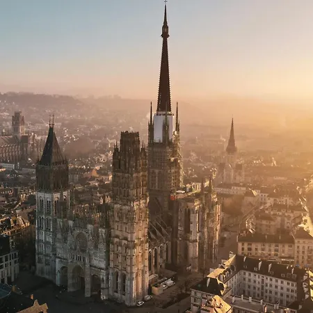 شقة Terra Bella - Joli Renove Vue Sur L'eglise Saint Maclou روان